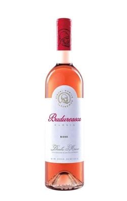 Budureasca Clasic Rosé 0.75 L – vin rosé demisec proaspăt și aromat, expresie versatilă a terroir-ului Dealu Mare Budureasca Clasic Rosé 0.75 L vin rosé demisec România, vin rosé Budureasca Clasic Dealu Mare, vin rosé românesc cupaj Cabernet Sauvignon Merlot Pinot Noir Fetească Neagră, vin rosé demisec modern cu arome de fragi, zmeură și cireșe sălbatice, vin rosé românesc pentru aperitive, salate și brunch, vin rosé accesibil 0.75 L pentru consum cotidian, vin rosé pentru HoReCa și terasă