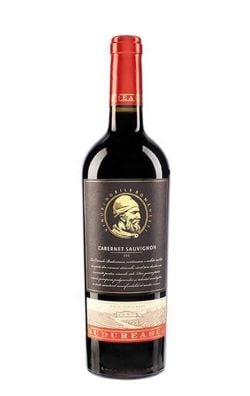 Budureasca Premium Cabernet Sauvignon 0.75 L – vin roșu sec premium din Dealu Mare cu structură complexă Budureasca Premium Cabernet Sauvignon 0.75 L vin roșu sec România, vin Budureasca Premium Cabernet Sauvignon 0.75L Dealu Mare sticlă pe fundal alb, Cabernet Sauvignon Budureasca Premium 0.75L