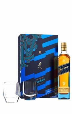 Johnnie Walker Blue Label 0.7L + 2 Pahare Cristal Johnnie Walker Blue Label 0.7L + 2 Pahare Cristal