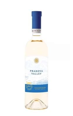 Prahova Valley Sauvignon Blanc 0.75 L – vin alb sec aromatic din regiunea Dealu Mare cu prospeţime şi stil Prahova Valley Sauvignon Blanc 0.75 L vin alb sec România, vin alb Prahova Valley Sauvignon Blanc 0.75L sticlă pe fundal alb, Sauvignon Blanc Prahova Valley 0.75 L
