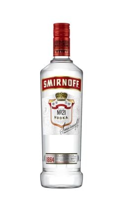 Smirnoff Red 0.7L – Vodcă Clasică, Versatilă și Elegantă Smirnoff Red 0.7L vodcă premium, vodcă Smirnoff Red 0.7 L sticlă transparentă pe fundal alb, Smirnoff Red No.21 Vodka 0.7L clasică