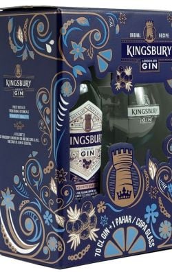 Kingsbury London Gin + Copa Glass Kingsbury London Gin + Copa Glass