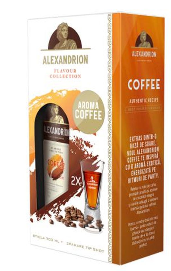 Alexandrion Coffee + 2 Shots