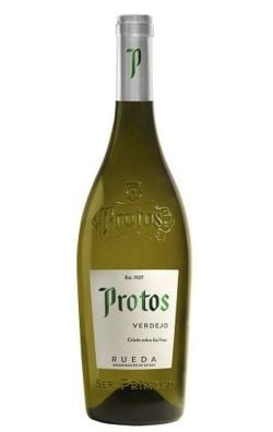 Protos Verdejo 0.75L – expresia aromatica a soiului Verdejo din regiunea Rueda Protos Verdejo 0.75L vin alb sec, vin spaniol Protos Verdejo 0.75 L sticlă pe fundal alb, verdejo Protos 0.75L Rueda