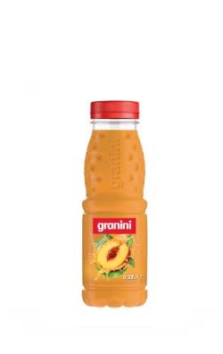 Granini Nectar de Piersici 0.3L – Băutură Răcoritoare Necarbogazoasă Sticlă de Granini Piersică de 0.3L, suc de piersici cu pulpă, băutură răcoritoare necarbogazoasă Granini