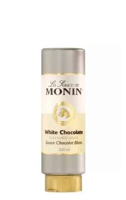 MONIN TOPPING WHITE CHOCOLATE 0.5L MONINTOPPINGWHITECHOCOLATE.L