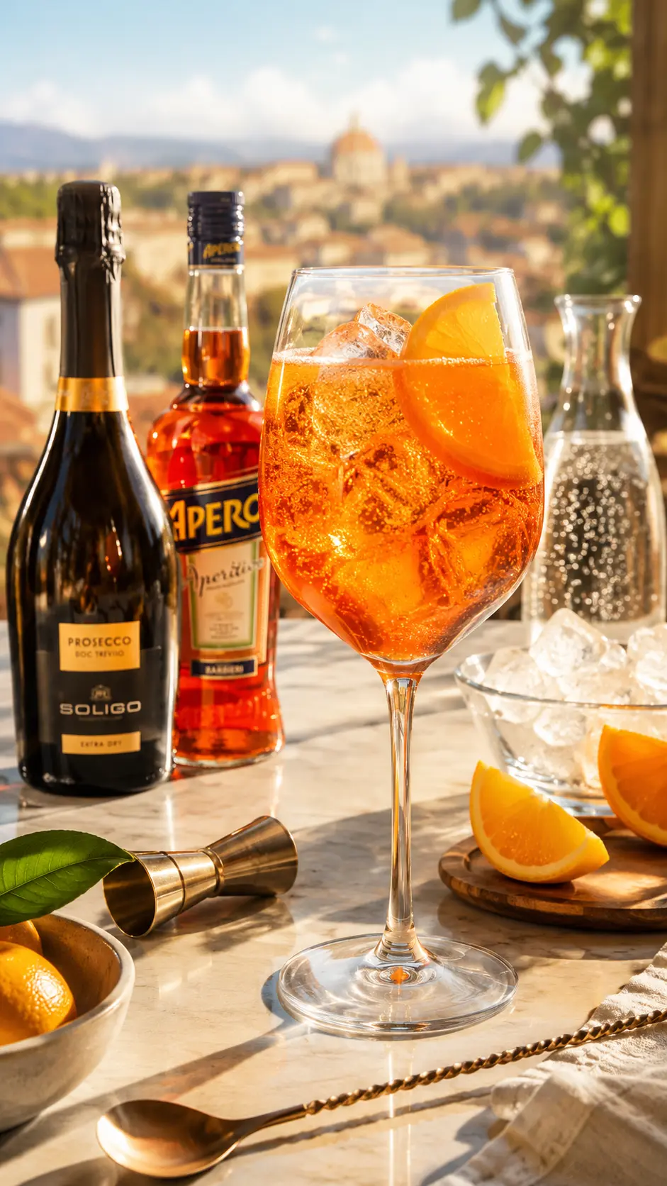 Rețeta originală Aperol Spritz și regula celor 3-2-1