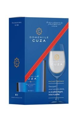 Pachet PROMO Domeniile Cuza Sauvignon Blanc Pachet PROMO Domeniile Cuza Sauvignon Blanc