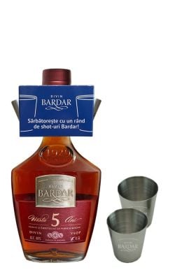 Bardar 5 ani 0.5L + 2 Shoturi Bardar 5 ani 0.5L + 2 Shoturi