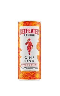 Beefeater Gin & Tonic Blood Orange 0.25L Beefeater Gin & Tonic Blood Orange 0.25L