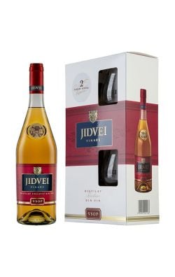 Vinars Jidvei VSOP, 0.7L – Distilat de Vin Învechit Sticlă de Vinars Jidvei VSOP pe un fundal elegant, distilat românesc de vin învechit, brandy premium de Jidvei, băutură spirtoasă de colecție