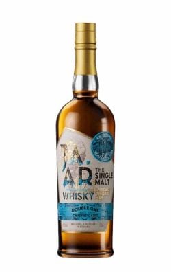 JA.AR Whisky Single Malt – Double Oak (Charred Casks) JA.AR Whisky Single Malt Double Oak – sticlă (charred casks), Whisky JA.AR – Single Malt maturat în butoaie arse, Sticlă JA.AR Single Malt – Double Oak (maturat și îmbuteliat în România)