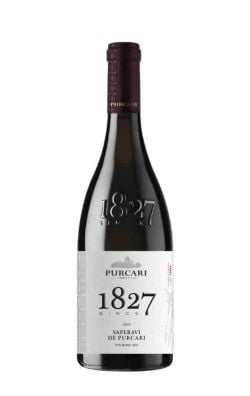 Purcari 1827 Saperavi Ediție Limitată Sec 0.75L – Vin Roșu Intens Sticlă de vin roșu Purcari 1827 Saperavi Ediție Limitată 0.75L, vin roșu sec georgian Saperavi de Purcari, vin de colecție în ediție limitată