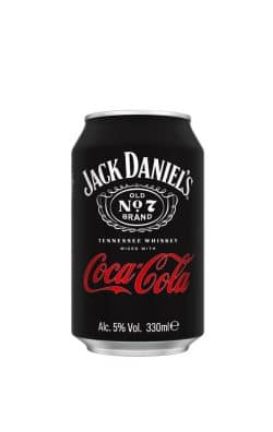 Jack Daniel’s & Coca-Cola 0.33L (Bax 12 Doze) | Premix RTD Whisky & Cola Bax 12 doze Jack Daniel's & Coca-Cola 0.33L, Pachet premix Jack & Coke 330ml, Ofertă preț Jack Daniel's Coca-Cola RTD 0.33L bax 12