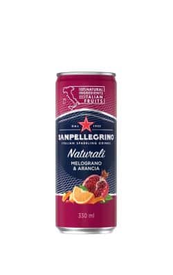 San Pellegrino Pomegranate & Orange 0.33L | Băutură Răcoritoare Italiană Doză San Pellegrino Pomegranate & Orange 0.33L, Băutură răcoritoare italiană San Pellegrino 330ml, Preț suc carbogazos San Pellegrino rodie și portocală