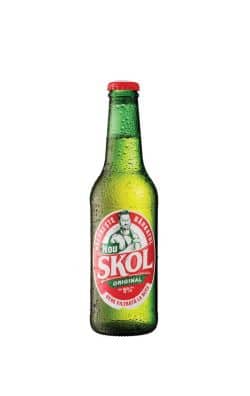 Skol 0.33L (Bax 24 Bucăți) | Bere Blondă Lager Bax 24 bucăți bere Skol 0.33L, Pachet bere blondă Skol 330ml la bax, Ofertă preț Skol 0.33L bax 24