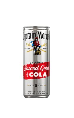 Captain Morgan & Cola & Cola 0.25L (bax 12) Captain Morgan & Cola & Cola 0.25L (bax 12)