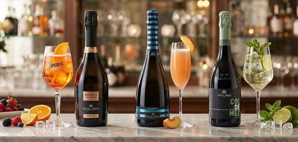 Rețete de cocktailuri cu Soligo Prosecco