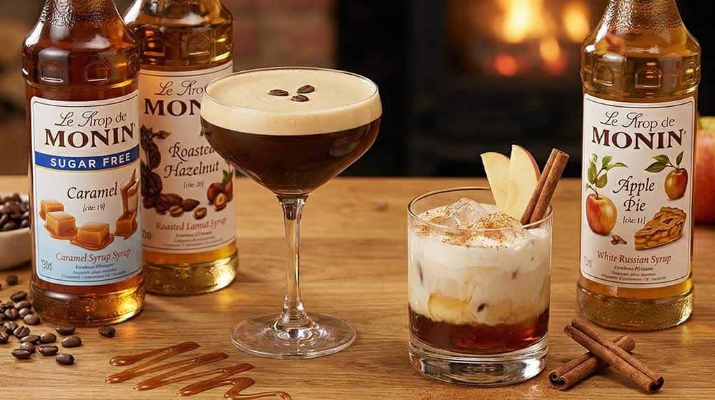 Cocktailuri de Desert și Cafea cu siropuri Monin