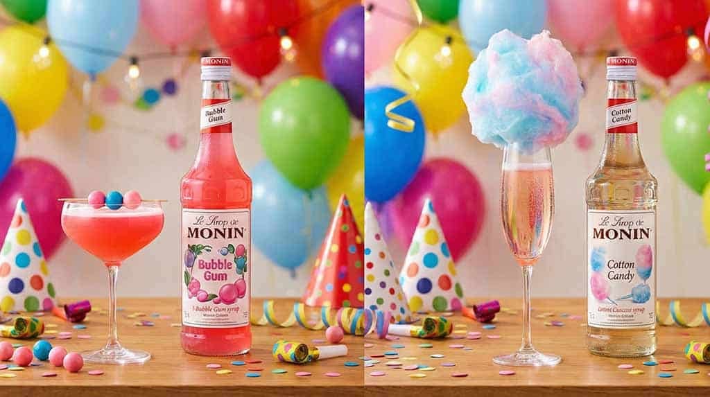 Cocktailuri pentru petreceri cu sirop Monin