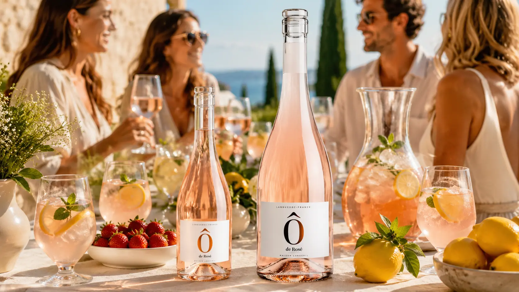 Avantajele practice ale unei sticle de vin Rosé magnum de 1,5 L la o petrecere