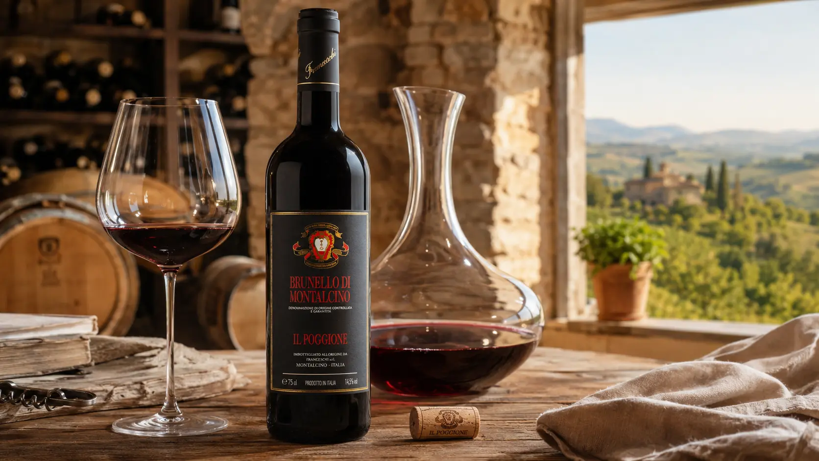 Ce găsești în paharul unui Brunello di Montalcino