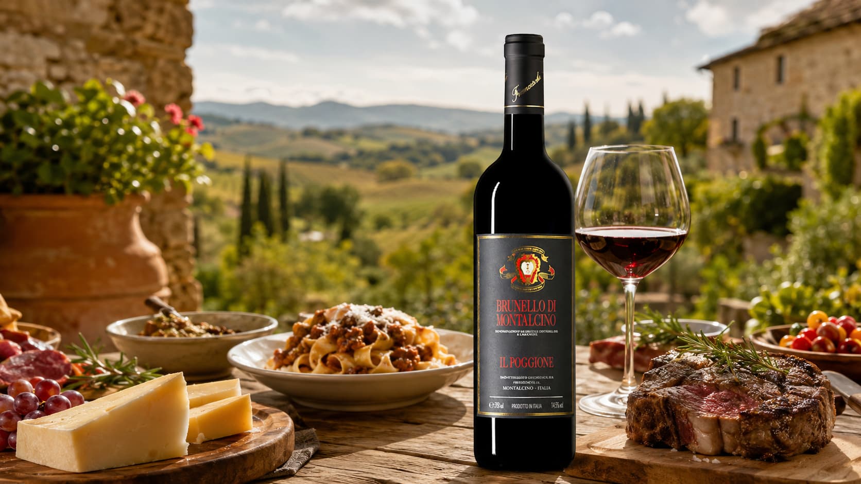 Cu ce mâncare se asociază Brunello di Montalcino