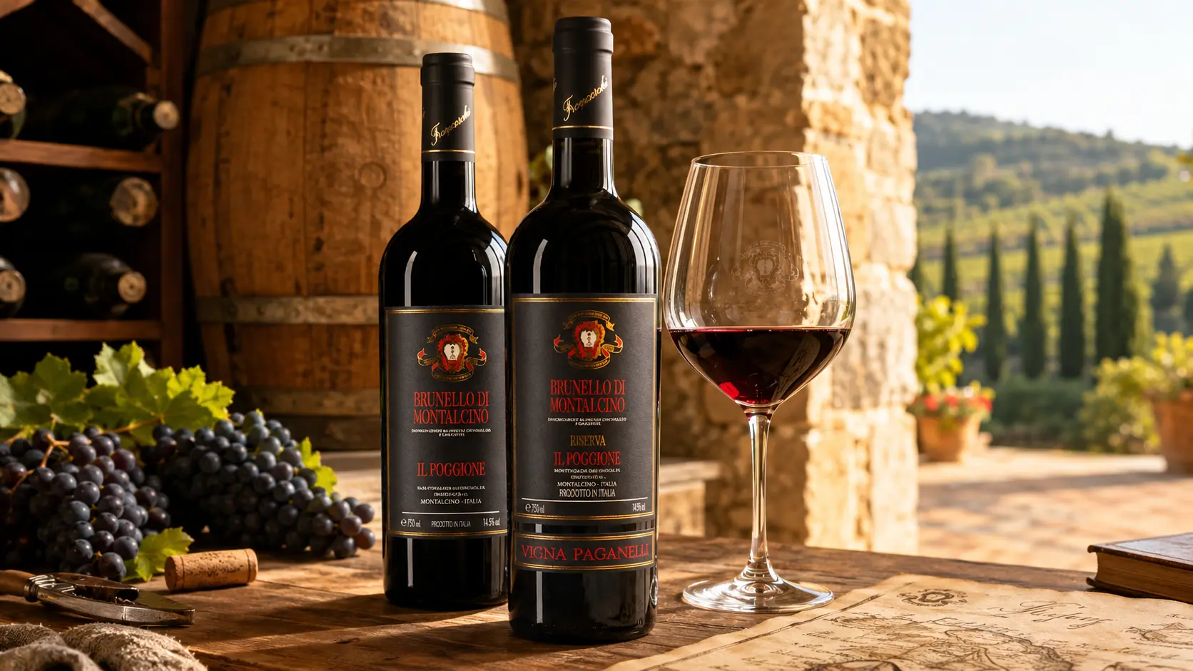 Diferența dintre Brunello di Montalcino și Brunello Riserva Vigna Paganelli