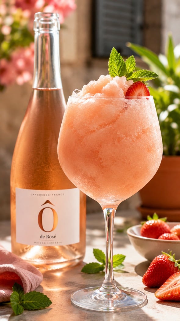 Frosé, varianta înghețată pentru zilele caniculare