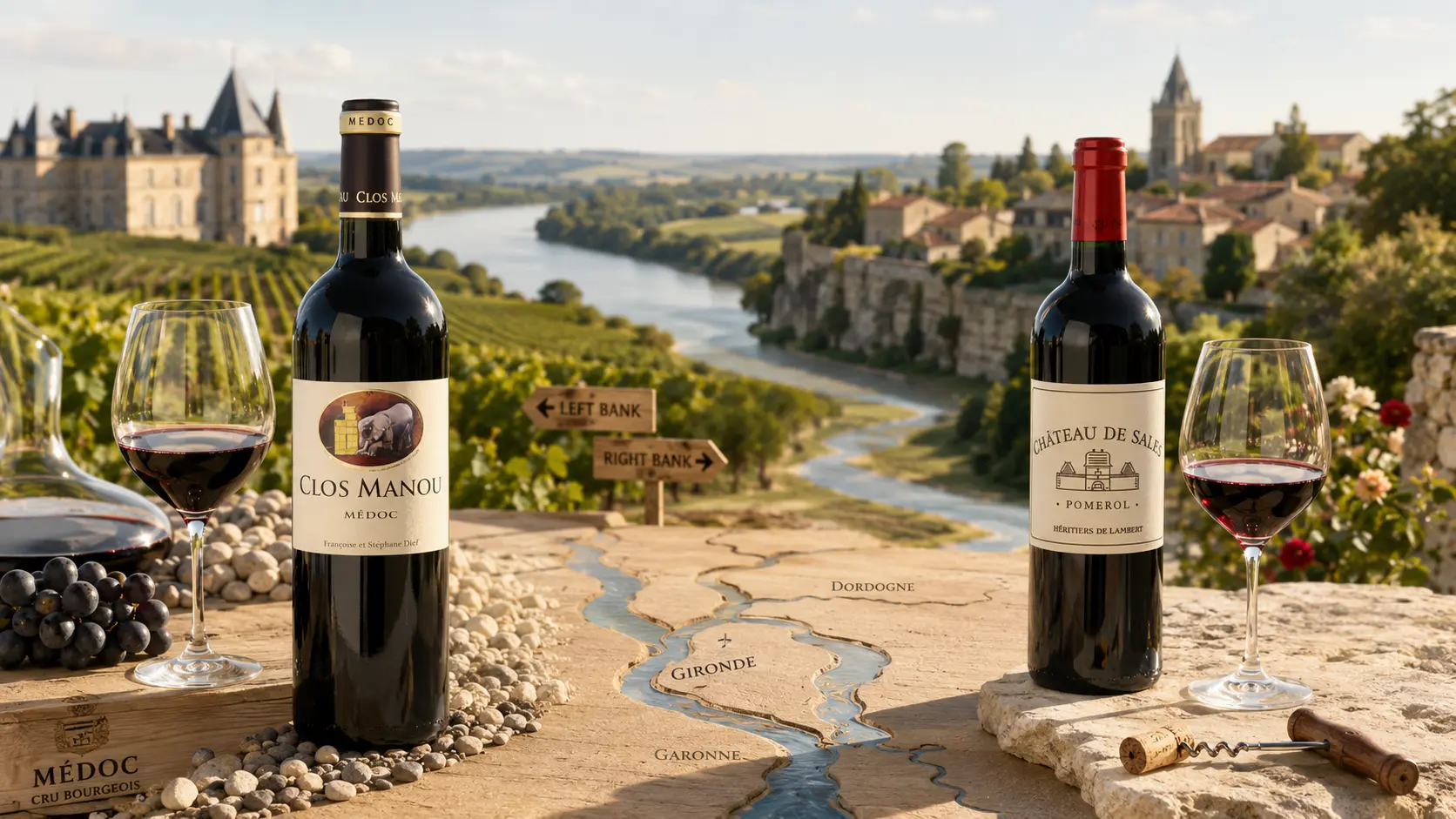 Geografia care decide totul, malul stâng față de malul drept