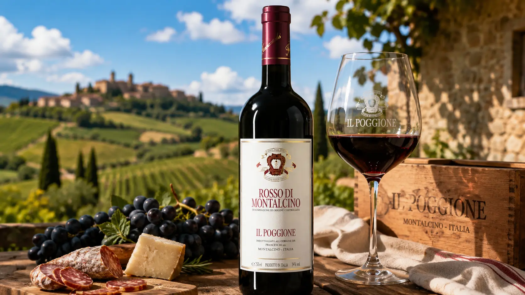 Diferențele dintre Brunello, Rosso di Montalcino și Chianti