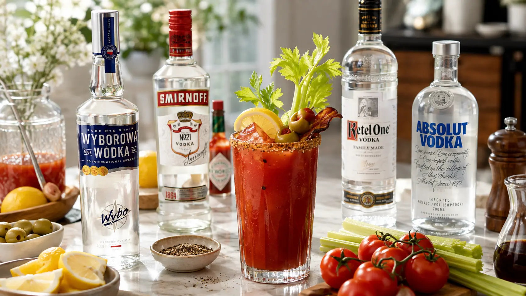 Ce vodcă alegi pentru Bloody Mary