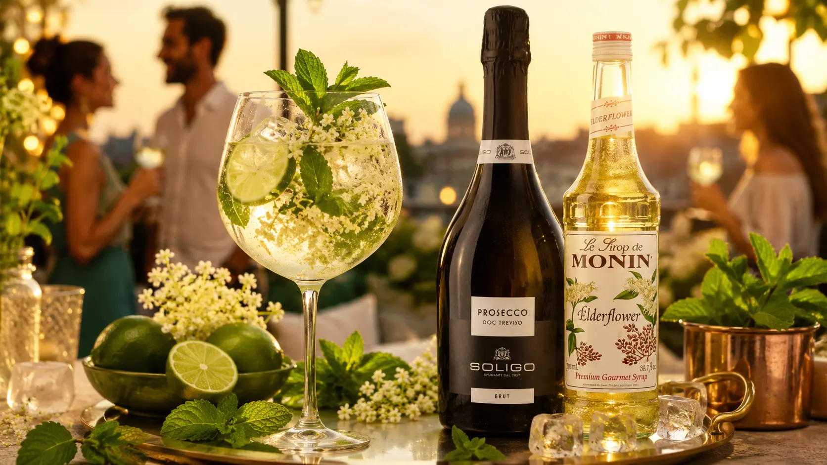 Comandă pachetul cocktail și pregătește primul Hugo în seara asta