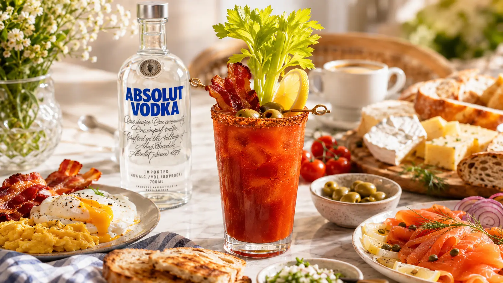 Cu ce se servește Bloody Mary, brunch, mâncare și momentul potrivit