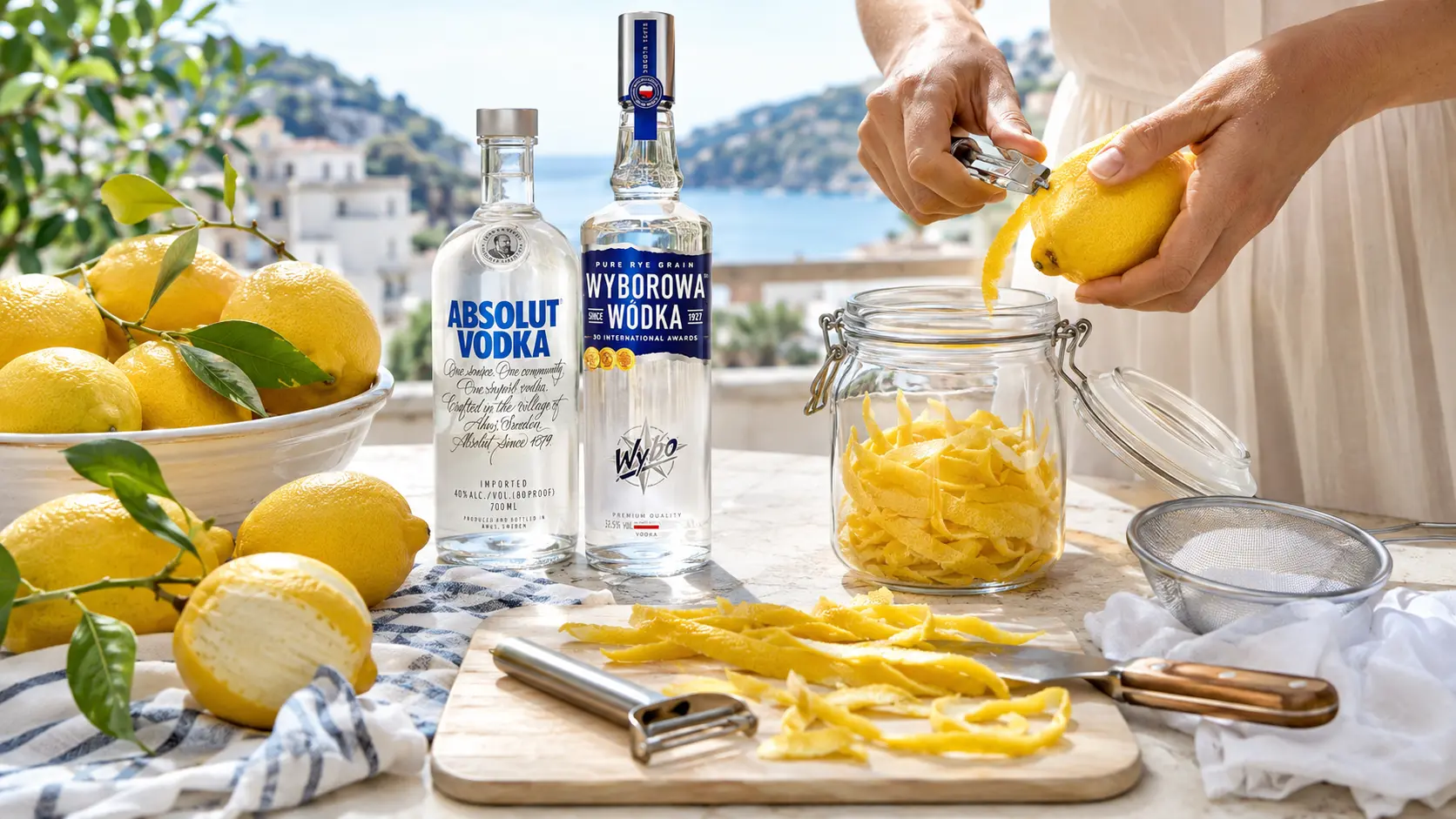 Cum cureți lămâile și cât durează macerarea cojilor pentru limoncello