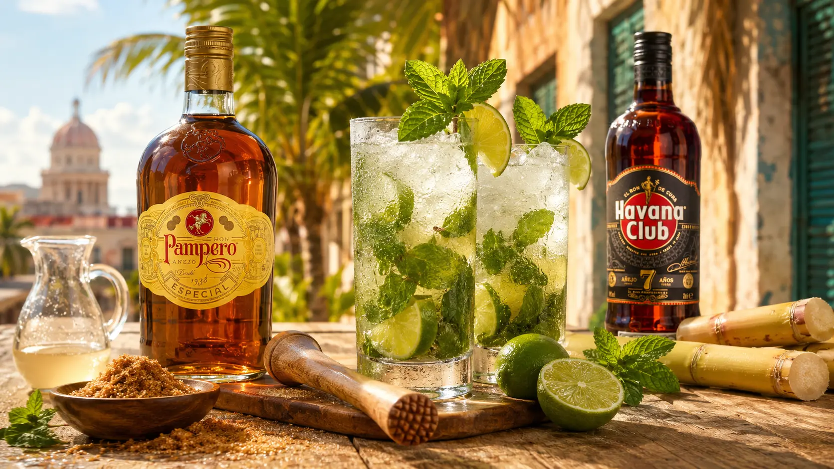 Ingrediente necesare în prepararea cocktailului Mojito acasă