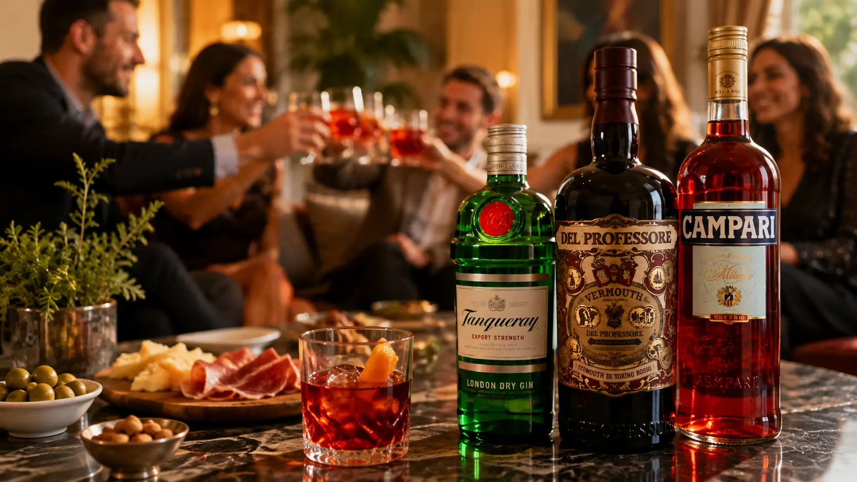 Trei ingrediente pentru Negroni Cocktail și niciun loc în care să te ascunzi