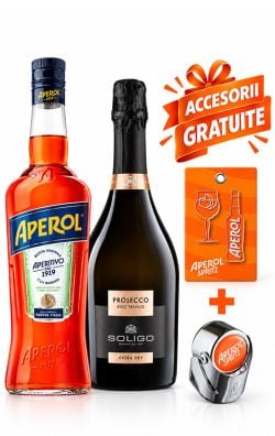 Aperol + Soligo Prosecco + Accesorii GRATUITE Aperol + Soligo Prosecco + Accesorii GRATUITE