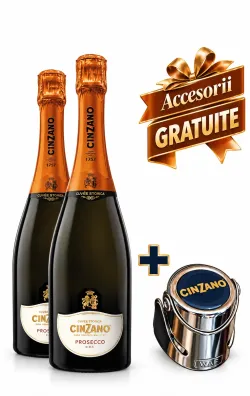 Cinzano Prosecco 2 x 0.75L + Dop CADOU Cinzano Prosecco 2 x 0.75L + Dop CADOU
